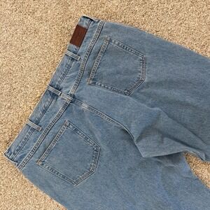 LL Bean Mens Comfort Waist Relaxed Fit Jeans Blue 100% Cotton 43x28